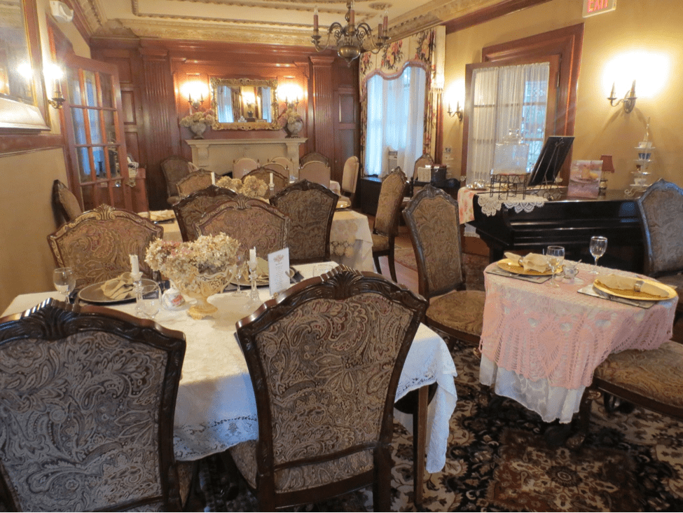 We're one of the only hotels in Dover NH to offer a beautiful tea parlor, pictured here.