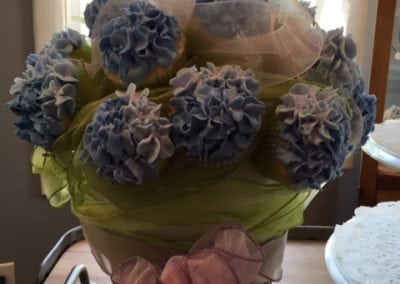 Beautiful hydrangea bouquet